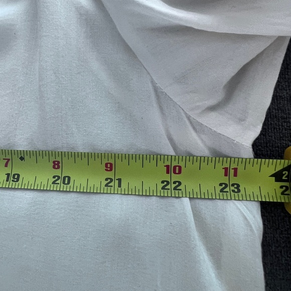 Lucky Brand Floral Embroidered Boho Fairy Peasant Style Billow Sleeves Blouse - Picture 13 of 14